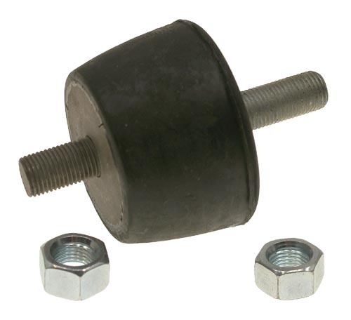 Rubber block for engine suspension