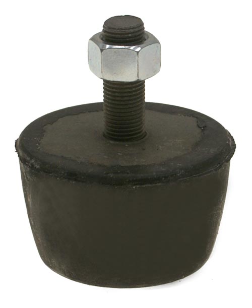 Rubber block for engine suspension