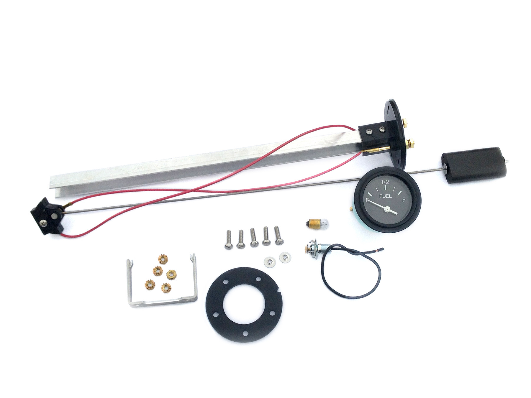Fuel Sender Kit w/Gauge, 4-24" Depth