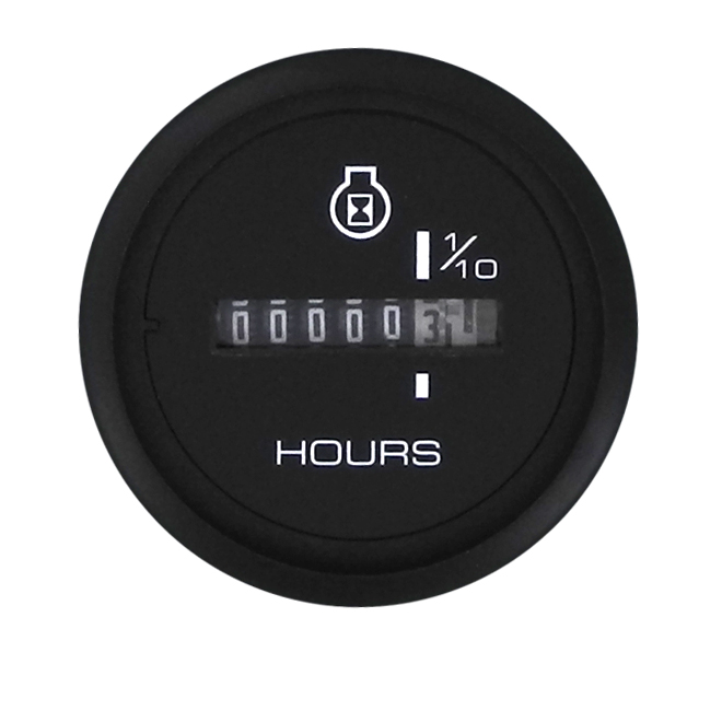 Hourmeter, Eclipse 2" 12-24VDC